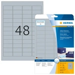 Herma 4097, HERMA Folienetiketten 4097 silber 45,7 x 21,2 mm, 25 Blatt