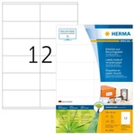HERMA Etiketten wei&szlig; 105,0 x 48,0 mm, 80 Blatt