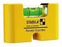 STABILA Pocket Pro Magnetic Wasserwaage Kunststoff 7,0 cm