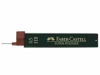 FABER-CASTELL SUPER-POLYMER Bleistiftminen schwarz HB 0,5 mm, 12 St. 120500