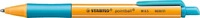 Stabilo 6030/51, STABILO Kugelschreiber pointball orange, Schreibfarbe: t&uuml;rkis, 1