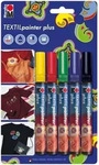 Marabu Textilmarker farbsortiert 1,0 - 3,0 mm, 5 St.