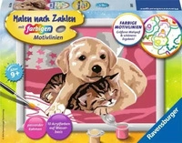 Ravensburger Malen-nach-Zahlen Beste Freunde mehrfarbig