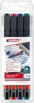 edding 140 Folienstifte-Set farbsortiert permanent, 4 St.
