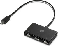 HP Z6A00AA, HP USB-Hub 3-fach schwarz