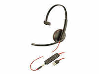 PLANTRONICS Blackwire C3215 USB-Headset schwarz, rot 209746-201