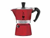 BIALETTI Moka Express 3 Espressokocher rot, 3 Tassen