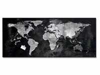 SIGEL Glas-Magnettafel artverum® 130,0 x 55,0 cm World-Map