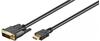 goobay HDMI A/DVI-D Kabel 1,0 m schwarz
