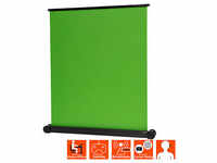 celexon mobile Leinwand Key Green Screen stufenlose Formatwahl, 150 x 180 cm