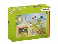 Schleich® Farm World 42420 Kaninchenstall Spielfiguren-Set