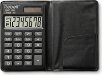 Rebell SHC108 Taschenrechner schwarz/grau