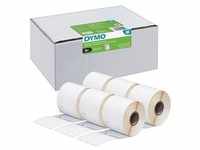 DYMO Endlosetikettenrollen für Etikettendrucker S0722430 weiß, 54,0 x 101,0 mm, 6 x