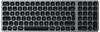 SATECHI Compact Backlit Bluetooth Tastatur kabellos grau, silber ST-ACBKM-DE
