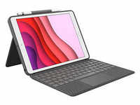 Logitech COMBO TOUCH Tablet-Tastatur schwarz geeignet für Apple iPad 7. Gen (2019),