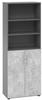 HAMMERBACHER Regalschrank 968T3, V968T3/G/M/BS beton, grafit 80,0 x 42,0 x...