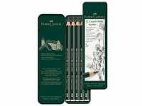 FABER-CASTELL 9000 Jumbo Bleistifte HB - 8B grün, 5 St.
