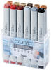 COPIC® Classic Layoutmarker-Set farbsortiert 1,0 + 6,0 mm, 12 St.