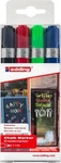 edding 4095-4999 Kreidemarker farbsortiert 2,0 - 3,0 mm, 4 St.