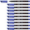 10 STABILO OHPen universal Folienstifte blau 0,7 mm permanent 842/41