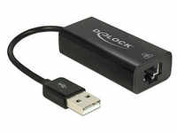 DeLOCK USB 2.0 A/RJ-45 LAN-Adapter 62595