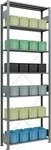 SCHULTE Schwerlastregal MULTIplus 150 12732 silber 100,0 x 30,0 x 300,0 cm