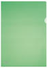 10 herlitz Sichthüllen Aktenhülle DIN A4 grün genarbt 0,19 mm