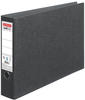herlitz maX.file Ordner schwarz marmoriert Karton 7,5 cm DIN A3 quer 10397073