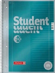 BRUNNEN Collegeblock Premium Student DUO 28 + 27 liniert und kariert DIN A4 mit