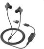 Logitech Zone Wired Earbuds Microsoft Teams USB-Headset schwarz, grau 981-001009