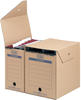 6 ELBA Archivboxen tric system braun 24,0 x 34,1 x 31,5 cm 100421090