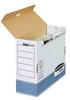 10 Bankers Box Archivboxen Bankers Box weiß/blau 10,8 x 26,5 x 32,7 cm