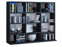 VCM my home Bücherregal Megosa Mini schwarz 102,0 x 23,0 x 83,0 cm