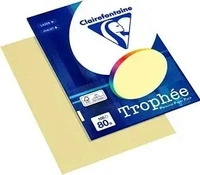 Clairefontaine Kopierpapier Troph&eacute;e gelb DIN A4 80 g/qm 100 Blatt