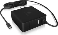 RaidSonic ICY BOX IB-PS101-PD Ladekabel mit Adapter schwarz, Kabell&auml;nge: 1,8 m, 90 W