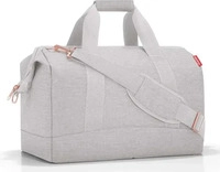 reisenthel Reisetasche allrounder L twist sky rose Kunstfaser lichtgrau MT1035