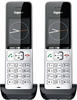 2 Gigaset COMFORT 500HX duo Zusatz-Mobilteile schwarz-silber