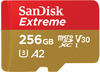 SanDisk Speicherkarte microSDXC-Card Extrem 256 GB SDSQXAV-256G-GN6MA