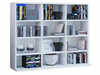VCM my home Bücherregal Megosa Mini weiß 102,0 x 23,0 x 83,0 cm