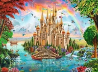 Ravensburger XXL M&auml;rchenhaftes Schloss Puzzle, 100 Teile