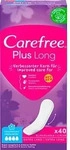 Carefree Slipeinlagen Plus Long mit Frischeduft, 40 St. wei&szlig;