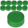 10 MAUL Magnete grün Ø 3,4 x 1,4 cm
