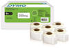 DYMO Endlosetikettenrollen für Etikettendrucker weiß, 54,0 x 25,0 mm, 6 x 500