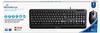 MediaRange MROS108 Tastatur-Maus-Set kabelgebunden schwarz