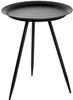 HAKU Möbel Beistelltisch Metall schwarz 38,0 x 38,0 x 47,0 cm