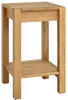 HAKU Möbel Beistelltisch Massivholz eiche 35,0 x 35,0 x 60,0 cm