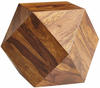 WOHNLING Couchtisch Holz braun 57,0 x 57,0 x 42,5 cm