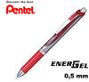 Pentel EnerGel BL80-BX Gelschreiber rot/silber 0,5 mm, Schreibfarbe: rot, 1 St.