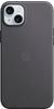 Apple Feingewebe Case mit MagSafe Handy-Cover für Apple iPhone 15 Plus schwarz