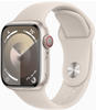 Apple Watch Series 9 41 mm Aluminium (GPS+Cellular) Sportarmband M/L polarstern